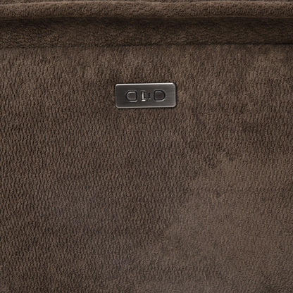 Canapé sectionnel inclinable moderne brun foncé Renic de Furniture of America avec console et ports USB