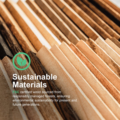 Ensemble de canapés inclinables modernes Yuleigh, 2 pièces, en cuir assorti, avec cadre en bois certifié FSC