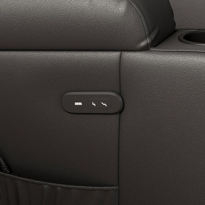 Fauteuil inclinable électrique Furniwell en cuir PU avec port USB