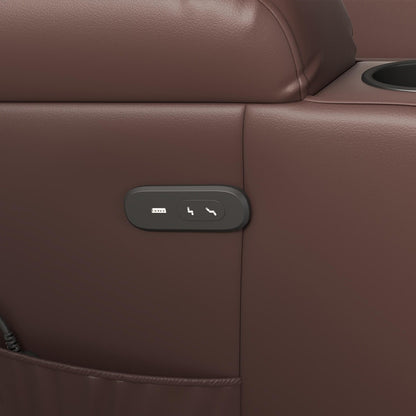 Fauteuil inclinable électrique Furniwell en cuir PU avec port USB