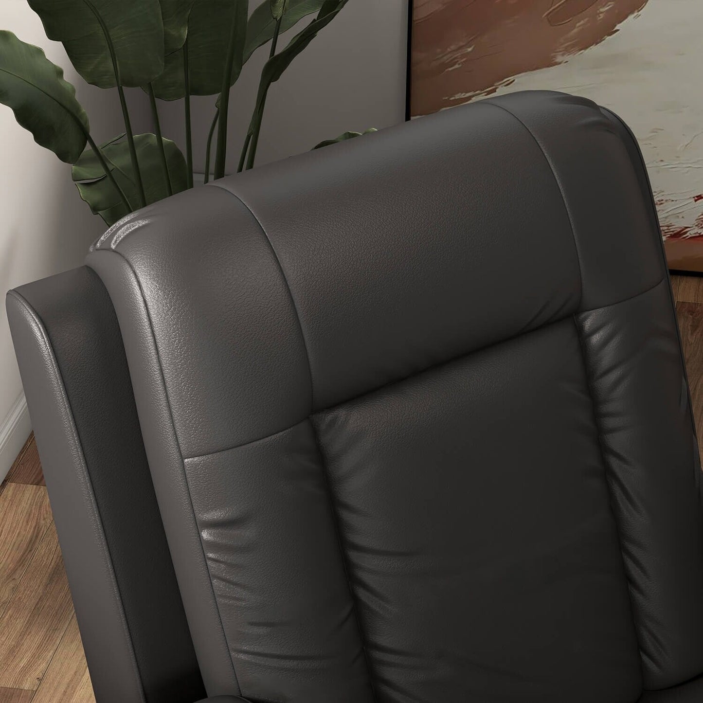 Fauteuil inclinable électrique Furniwell en cuir PU avec port USB