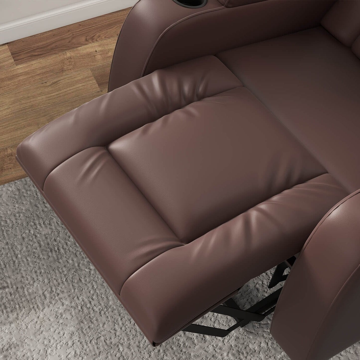 Fauteuil inclinable électrique Furniwell en cuir PU avec port USB