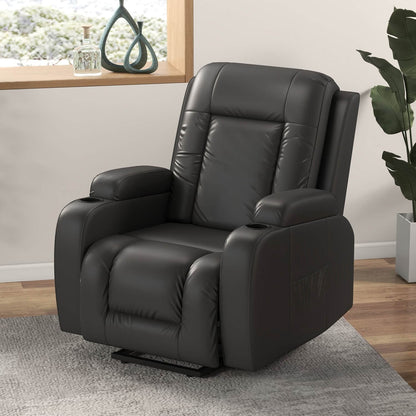 Fauteuil inclinable électrique Furniwell en cuir PU avec port USB
