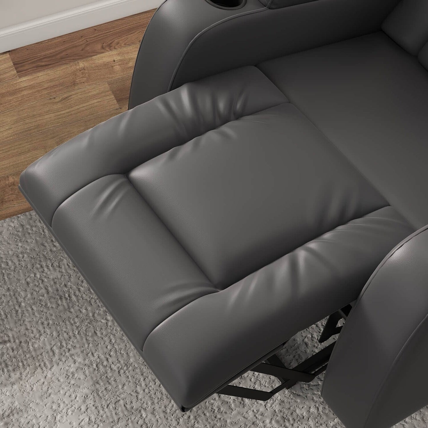 Fauteuil inclinable électrique Furniwell en cuir PU avec port USB