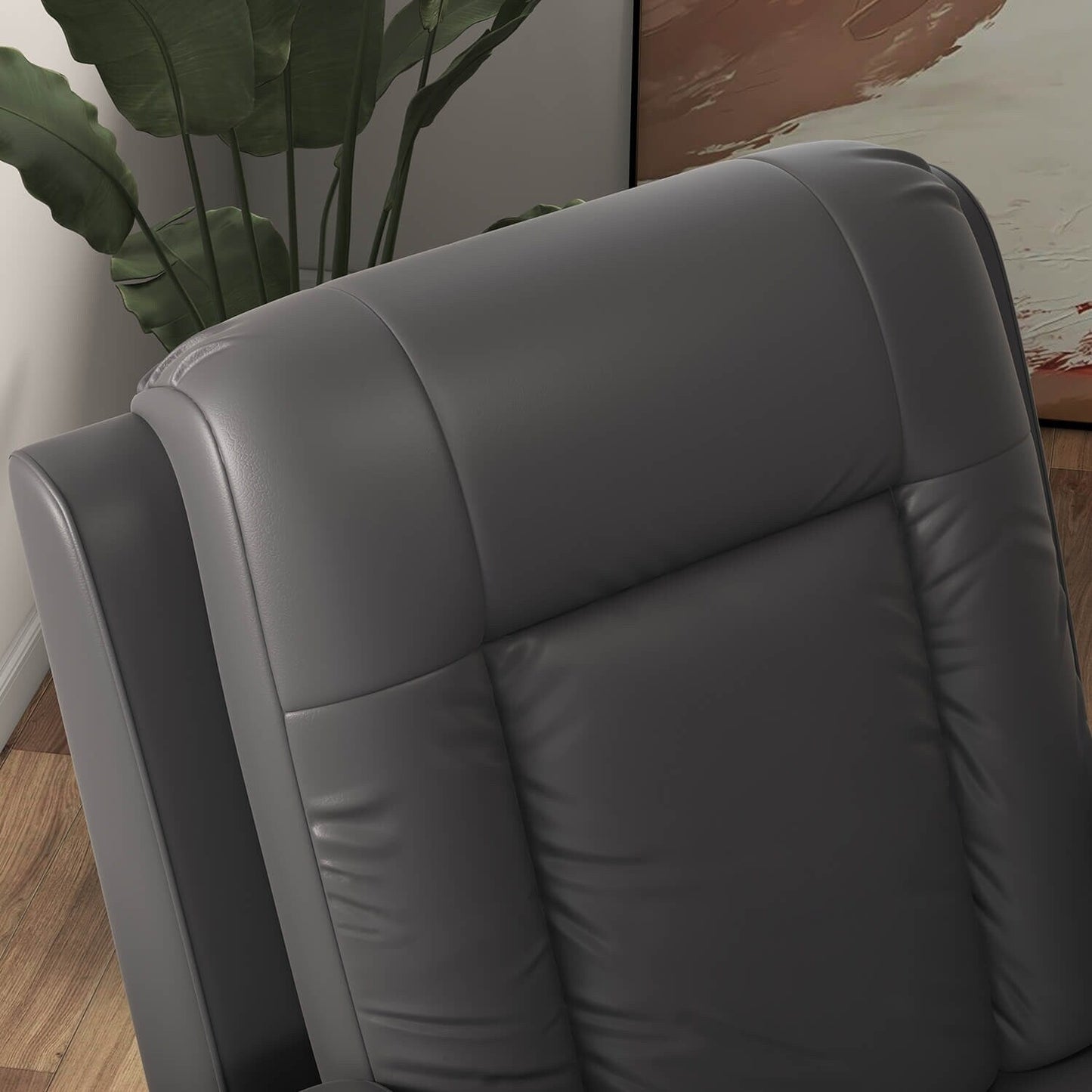 Fauteuil inclinable électrique Furniwell en cuir PU avec port USB