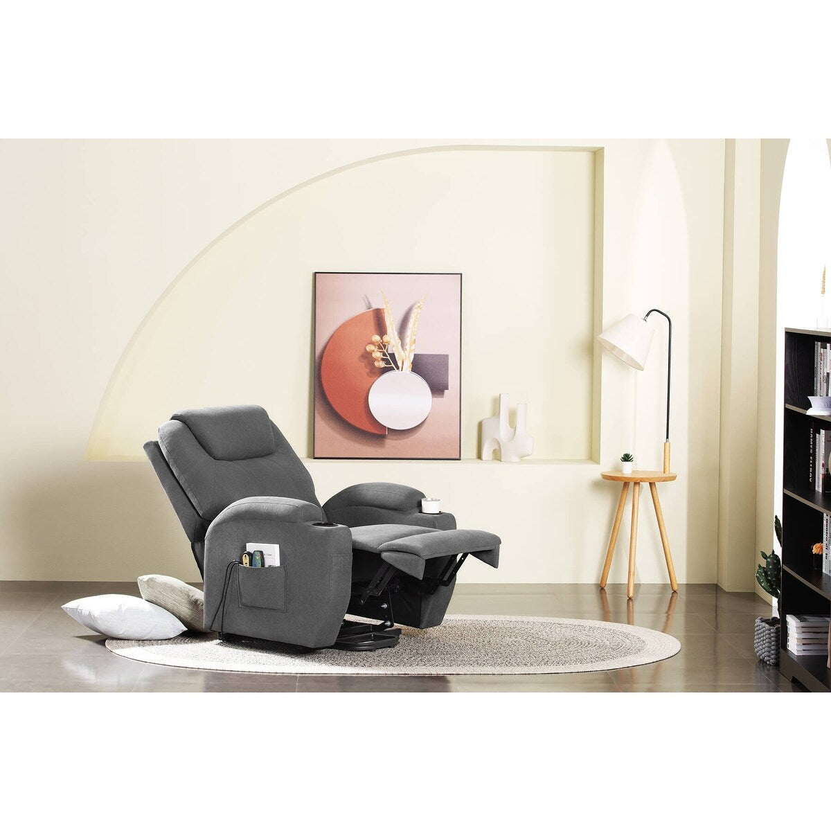 Fauteuil inclinable électrique Furniwell pour personnes âgées avec massage et chauffage