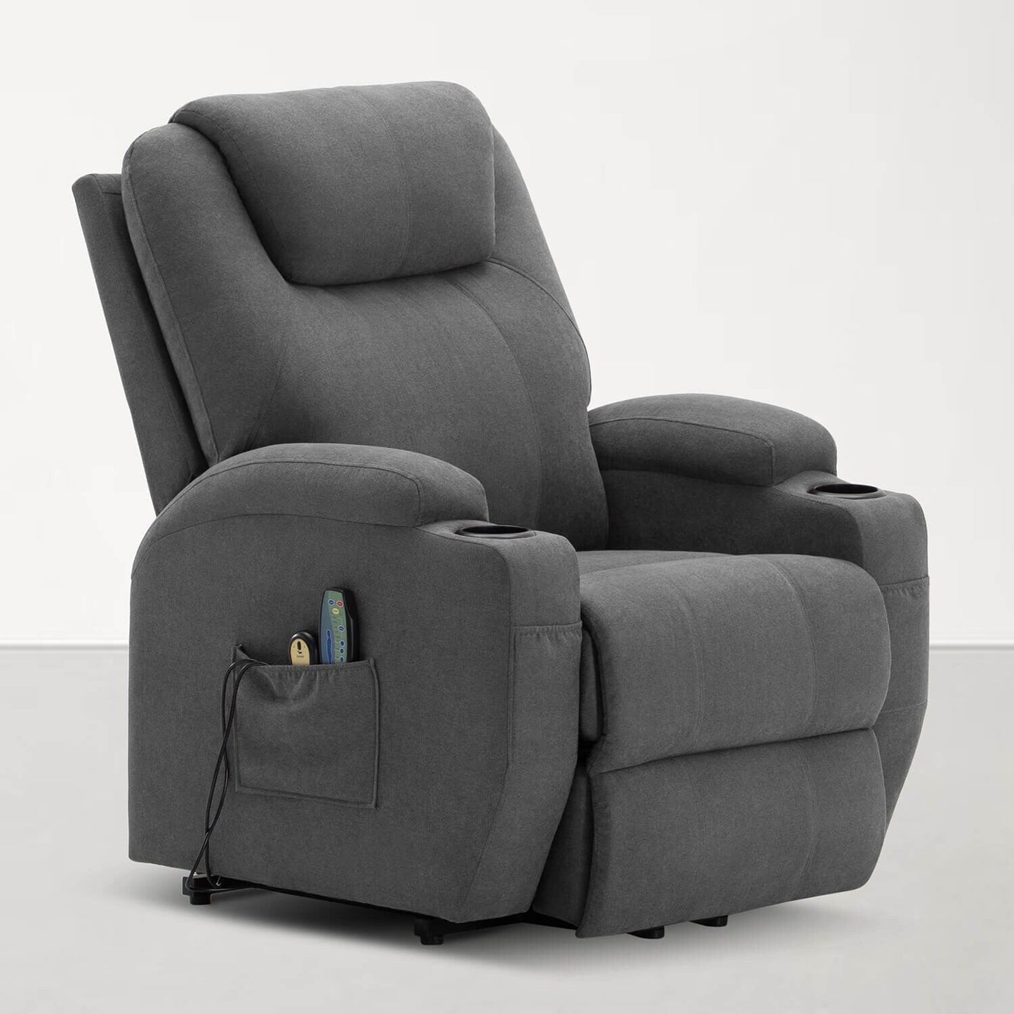 Fauteuil inclinable électrique Furniwell pour personnes âgées avec massage et chauffage