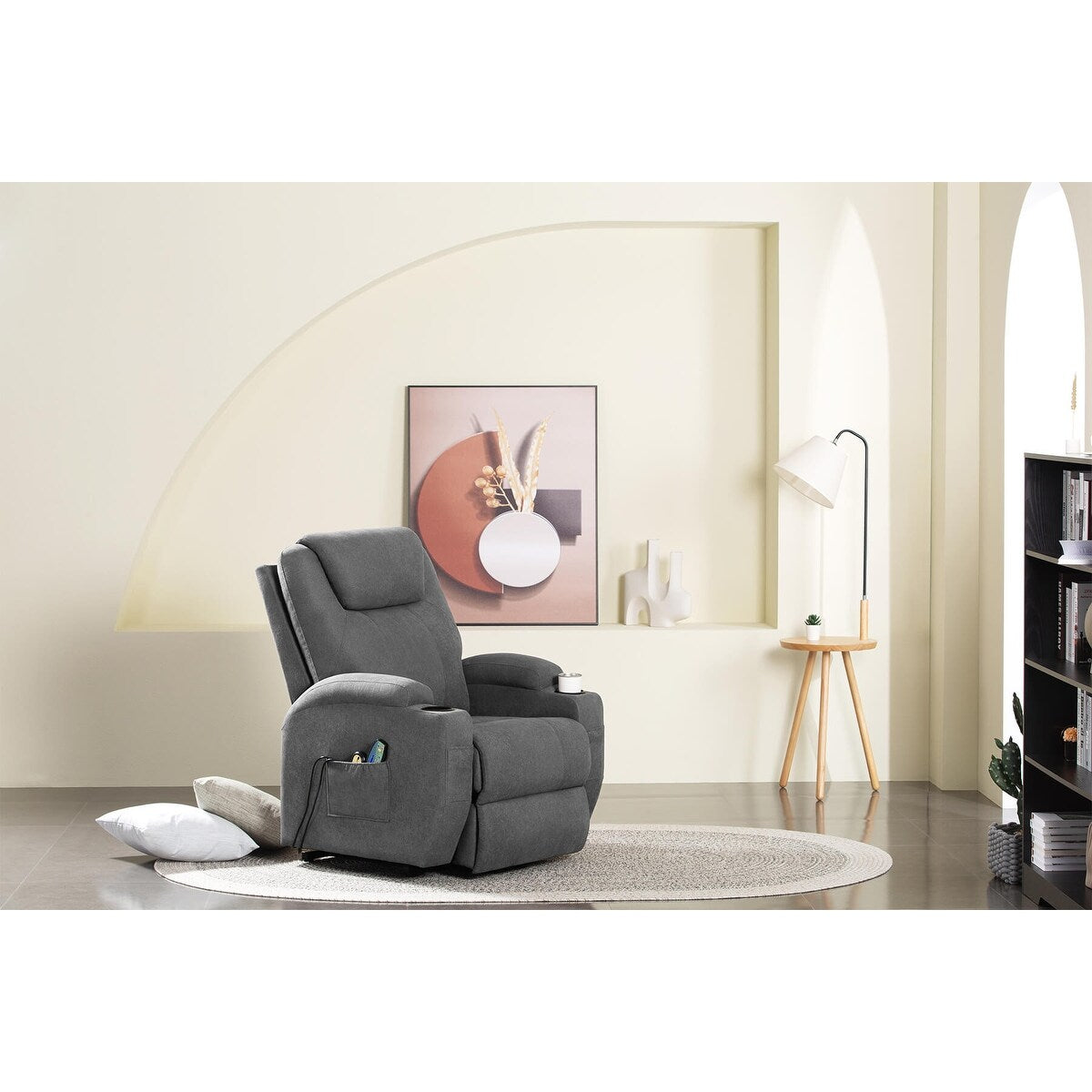 Fauteuil inclinable électrique Furniwell pour personnes âgées avec massage et chauffage
