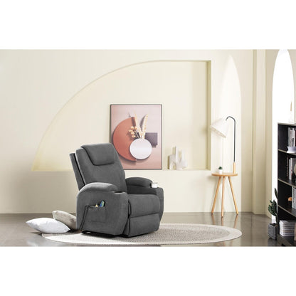 Fauteuil inclinable électrique Furniwell pour personnes âgées avec massage et chauffage