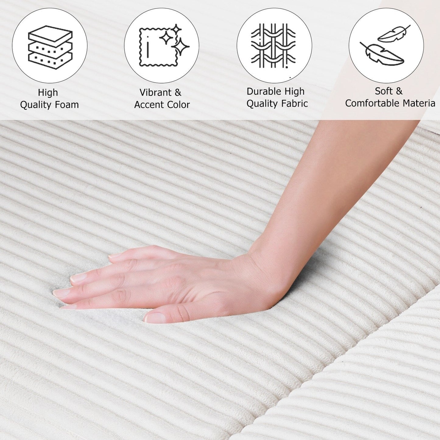 74 canapés pour le salon, canapés causeuse en velours côtelé, petit canapé avec 2 coussins, canapé facile à monter pour les petits espaces