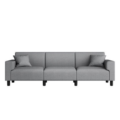 Canapé-lit Futzca 94'', canapé 3 places moderne avec deux oreillers