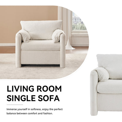 GDFStudio - Canapé Chloe confortable en chenille - Ensemble de canapés rembourrés modernes