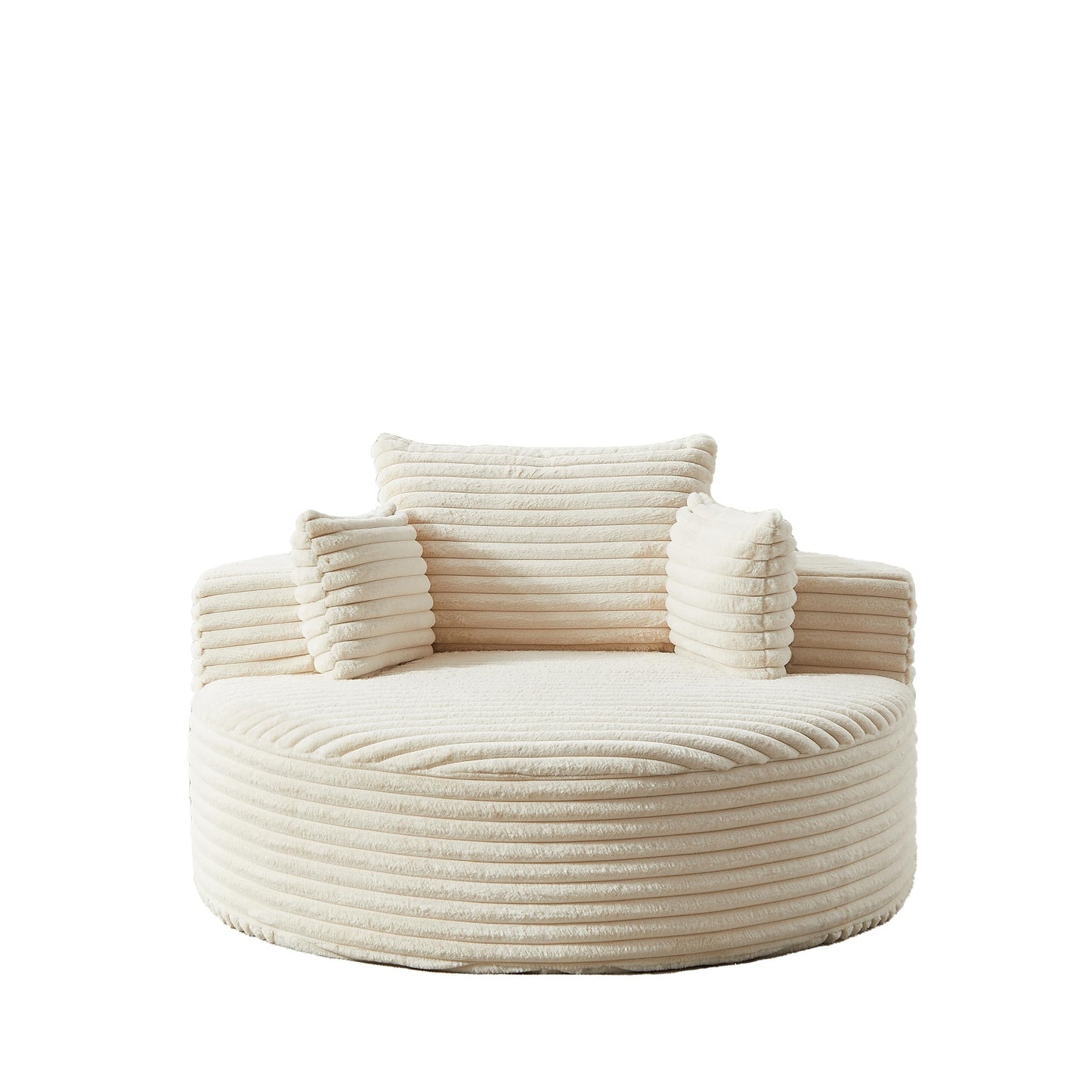 GDFStudio - Canapé simple inclinable en velours côtelé Emberwood