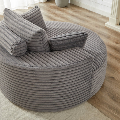 GDFStudio - Canapé simple inclinable en velours côtelé Emberwood