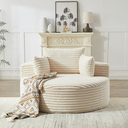 GDFStudio - Canapé simple inclinable en velours côtelé Emberwood