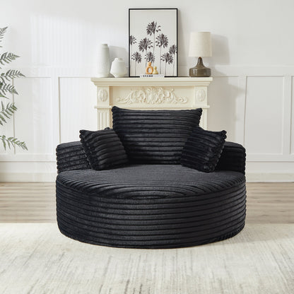 GDFStudio - Canapé simple inclinable en velours côtelé Emberwood