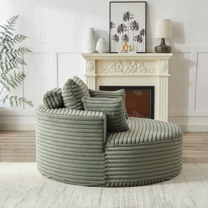 GDFStudio - Canapé simple inclinable en velours côtelé Emberwood