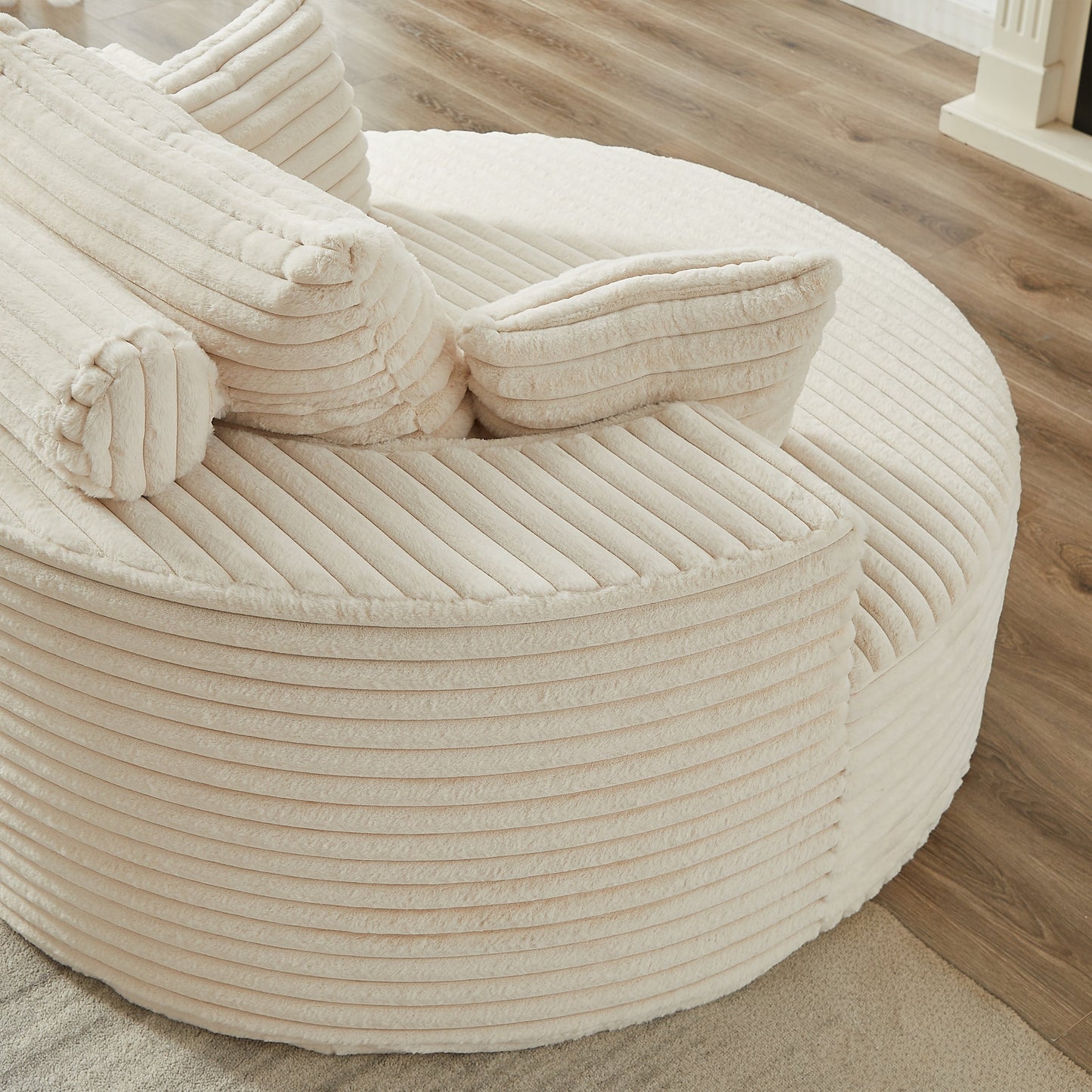 GDFStudio - Canapé simple inclinable en velours côtelé Emberwood