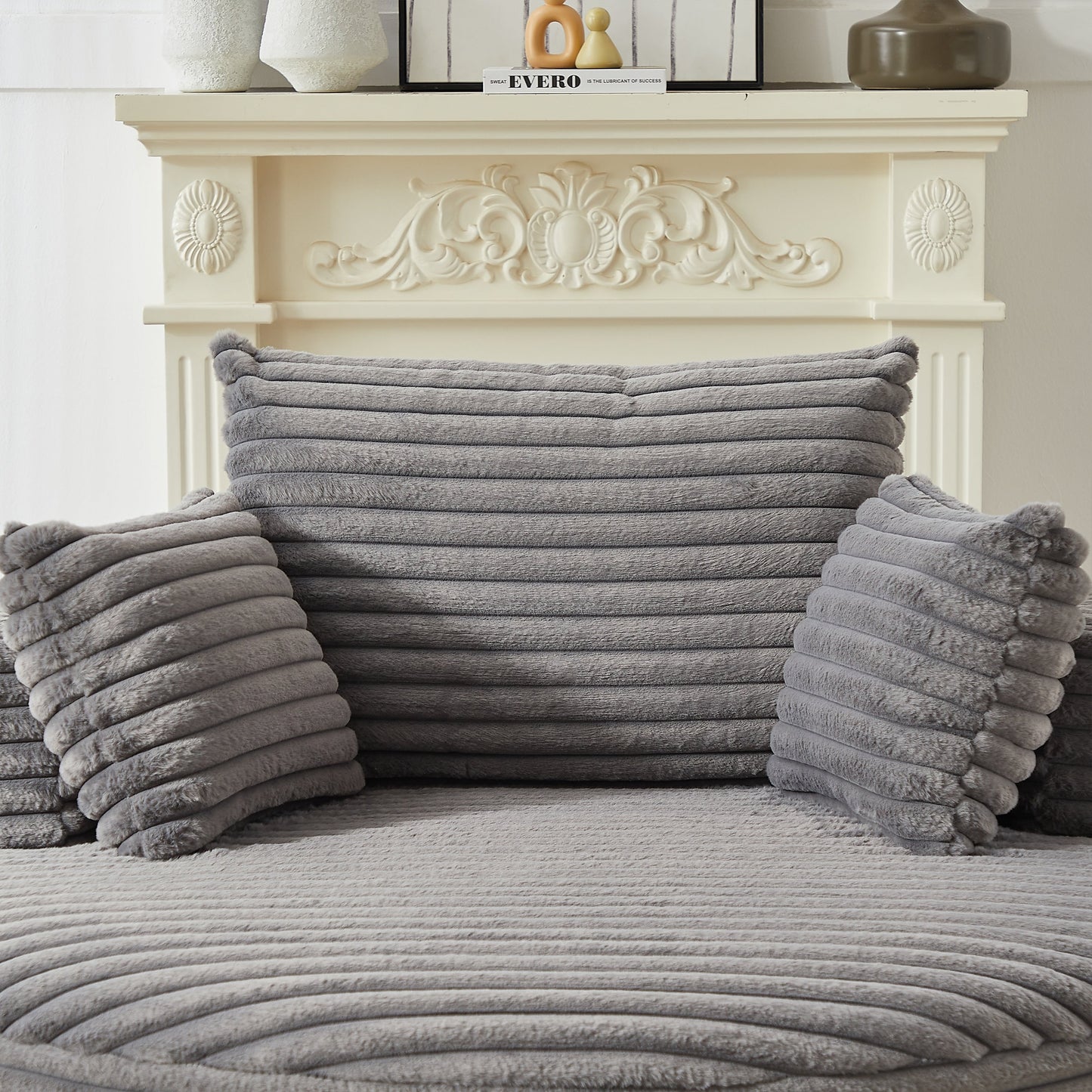 GDFStudio - Canapé simple inclinable en velours côtelé Emberwood