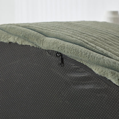 GDFStudio - Canapé simple inclinable en velours côtelé Emberwood