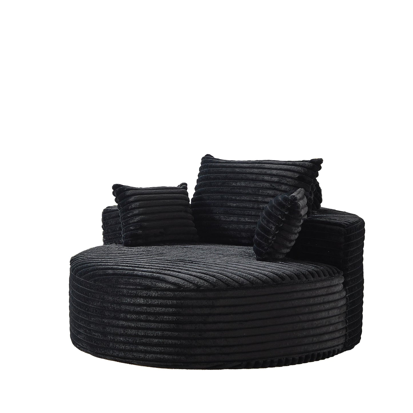 GDFStudio - Canapé simple inclinable en velours côtelé Emberwood