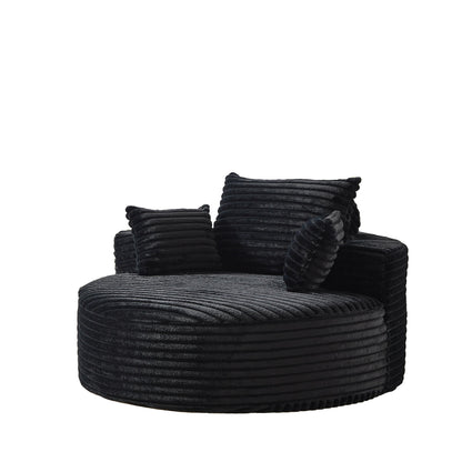 GDFStudio - Canapé simple inclinable en velours côtelé Emberwood