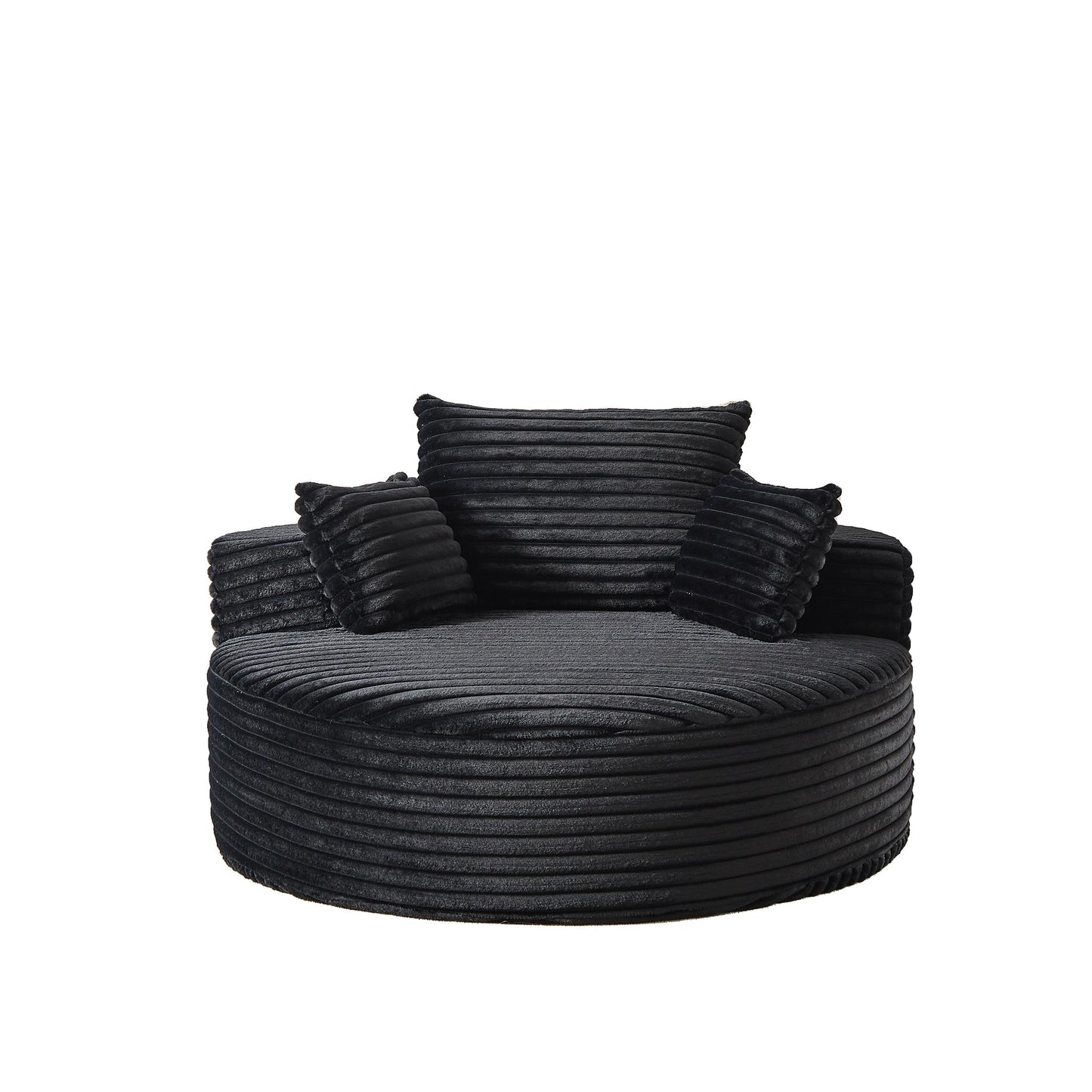 GDFStudio - Canapé simple inclinable en velours côtelé Emberwood