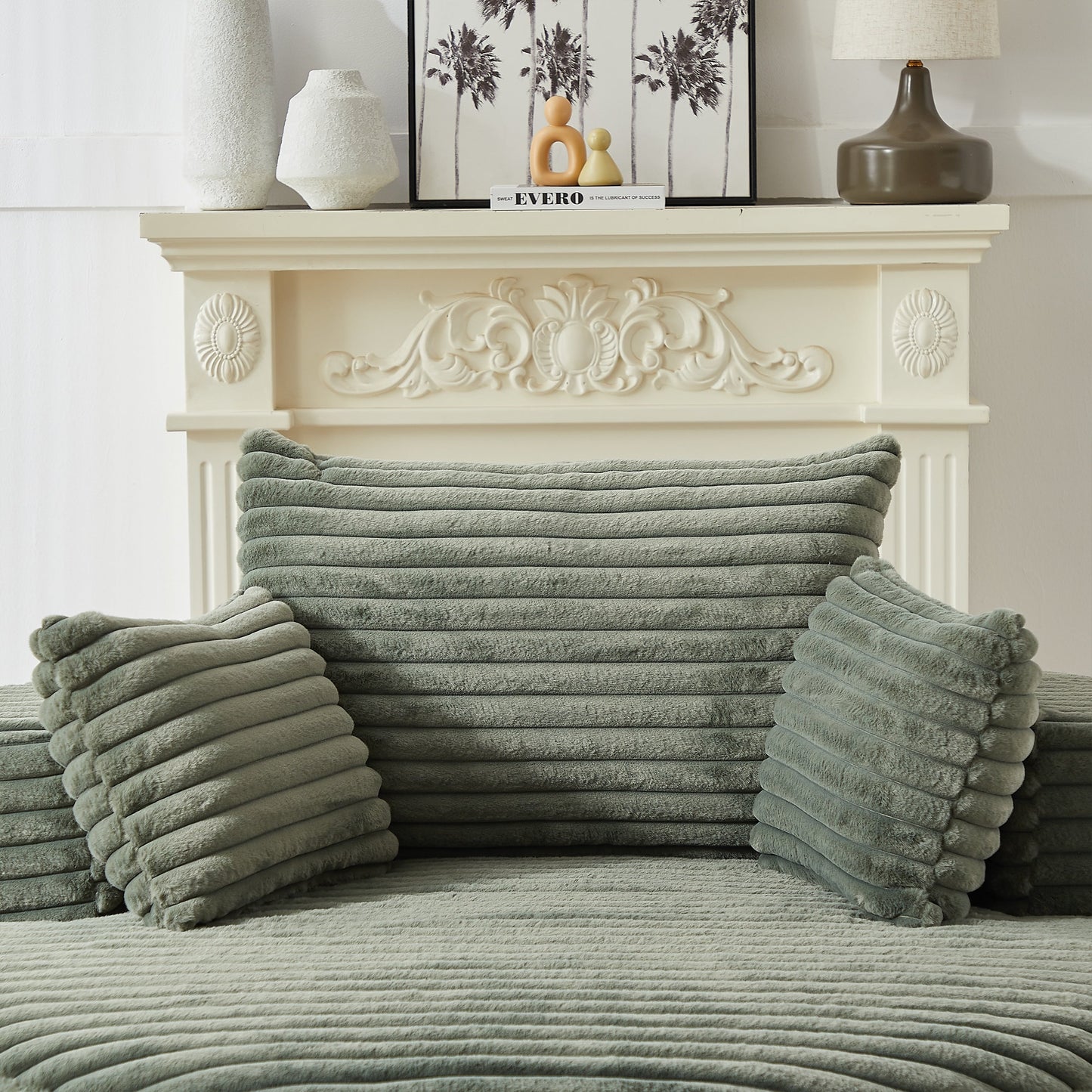 GDFStudio - Canapé simple inclinable en velours côtelé Emberwood