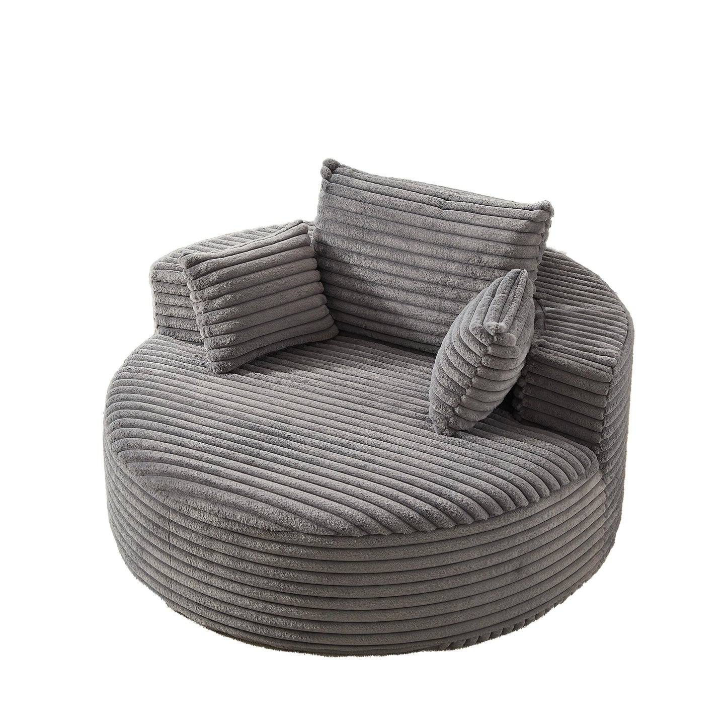 GDFStudio - Canapé simple inclinable en velours côtelé Emberwood