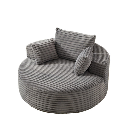 GDFStudio - Canapé simple inclinable en velours côtelé Emberwood