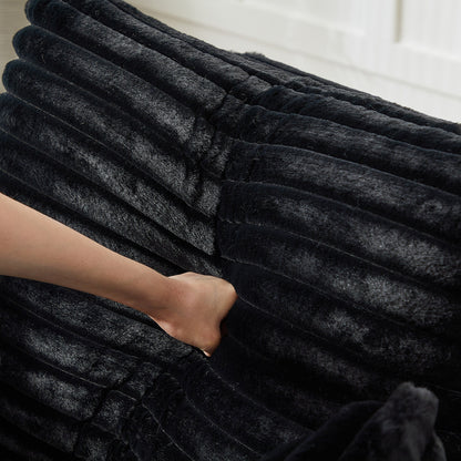 GDFStudio - Canapé simple inclinable en velours côtelé Emberwood