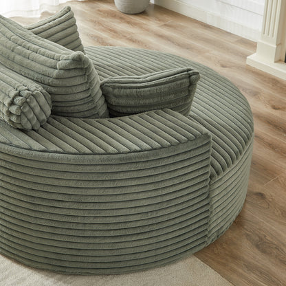 GDFStudio - Canapé simple inclinable en velours côtelé Emberwood