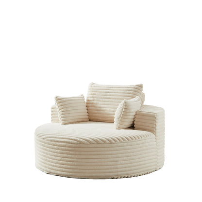 GDFStudio - Canapé simple inclinable en velours côtelé Emberwood