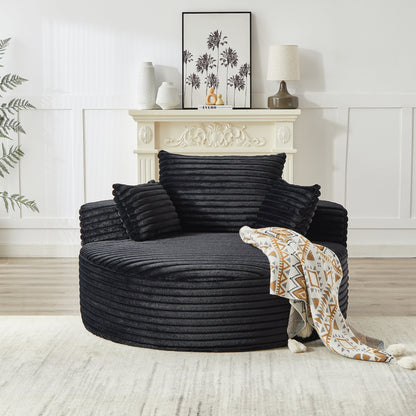 GDFStudio - Canapé simple inclinable en velours côtelé Emberwood