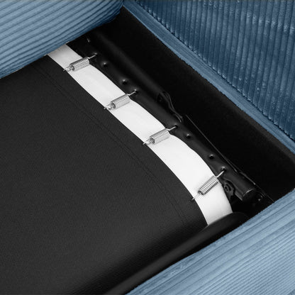 Canapé-lit convertible multifonctionnel en velours côtelé Emily de GDFStudio pour petits espaces