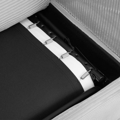 Canapé-lit convertible multifonctionnel en velours côtelé Emily de GDFStudio pour petits espaces