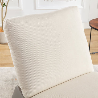 Fauteuil inclinable à bascule moderne GDFStudio avec repose-pieds