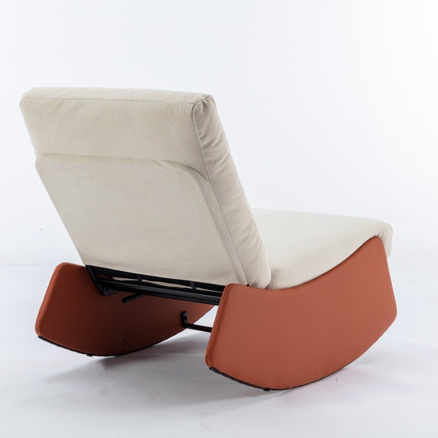 Fauteuil inclinable à bascule moderne GDFStudio avec repose-pieds