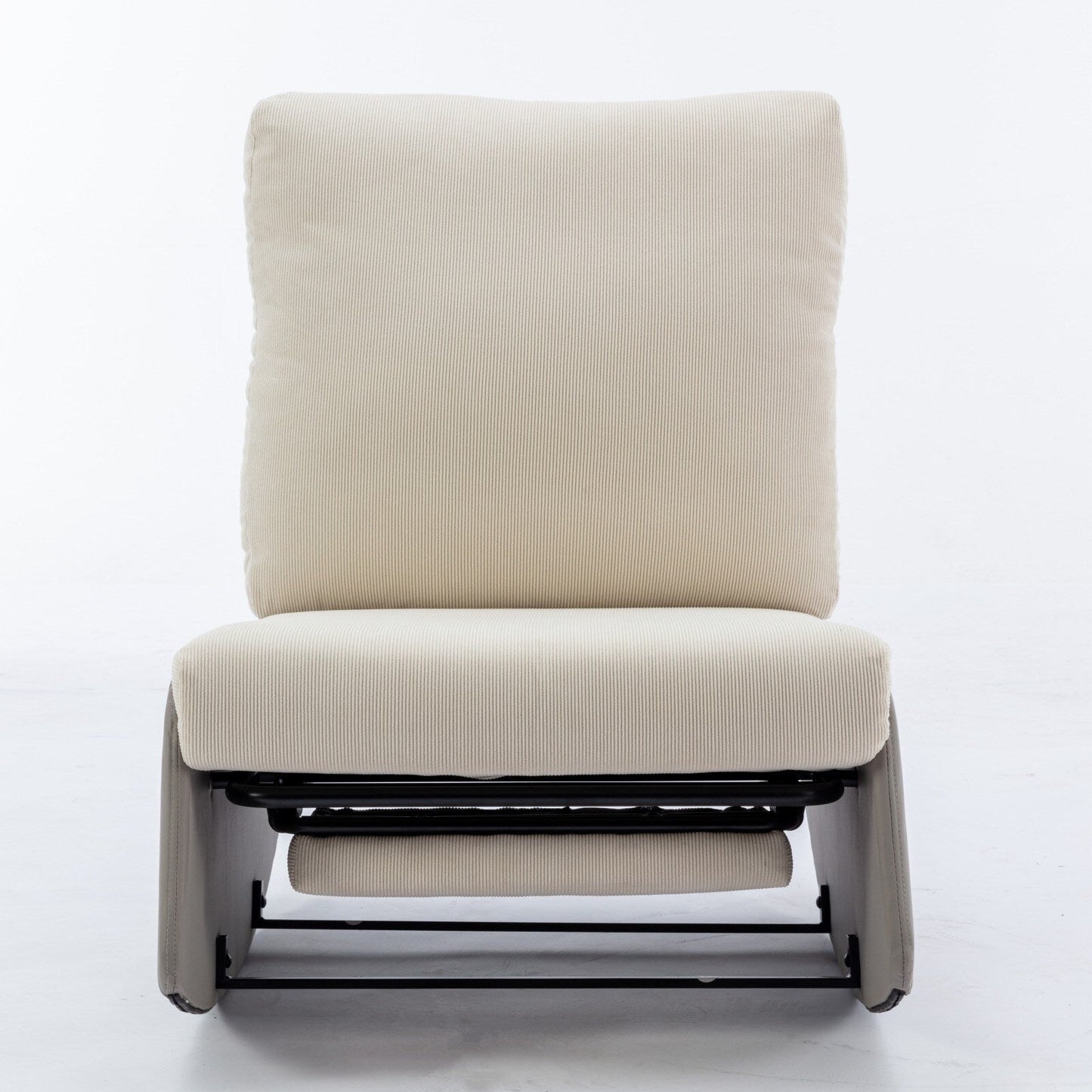 Fauteuil inclinable à bascule moderne GDFStudio avec repose-pieds
