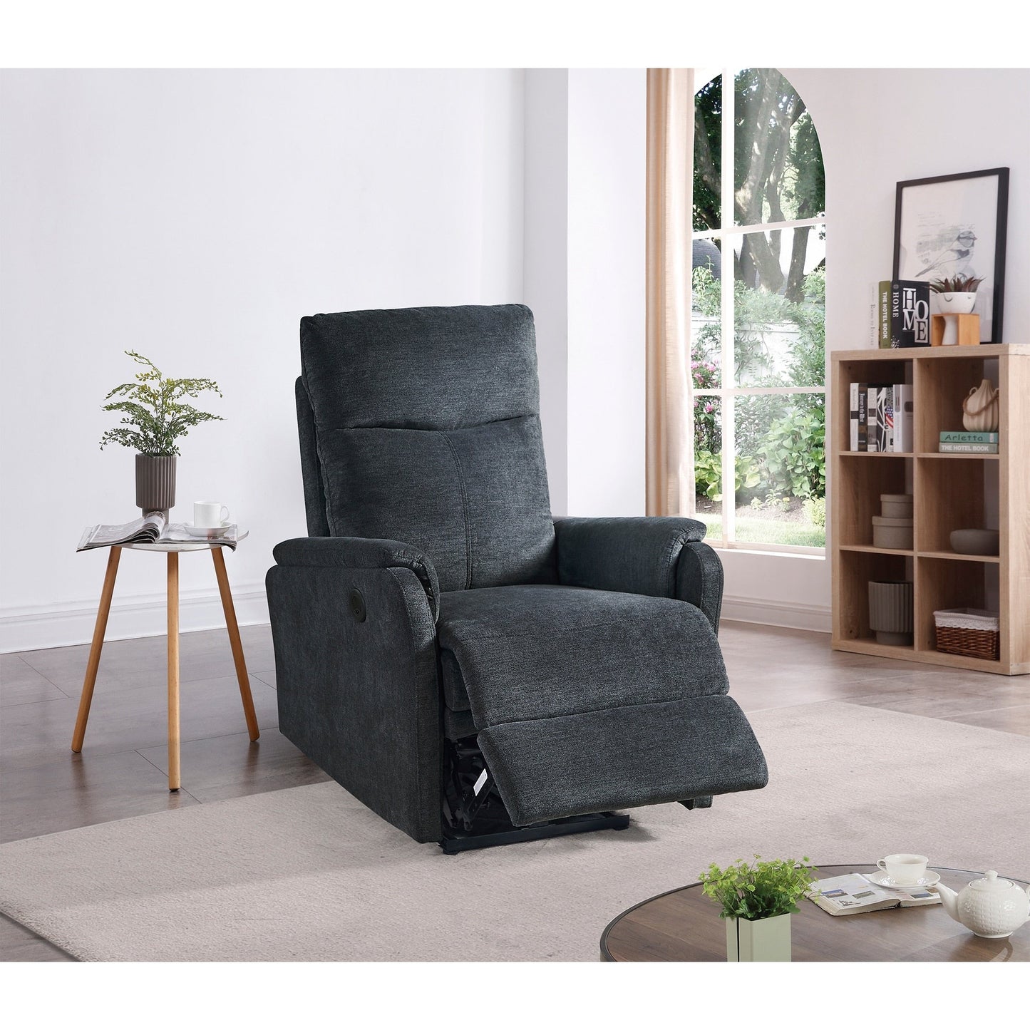 Fauteuil inclinable électrique Christopher Knight Home avec port de charge USB