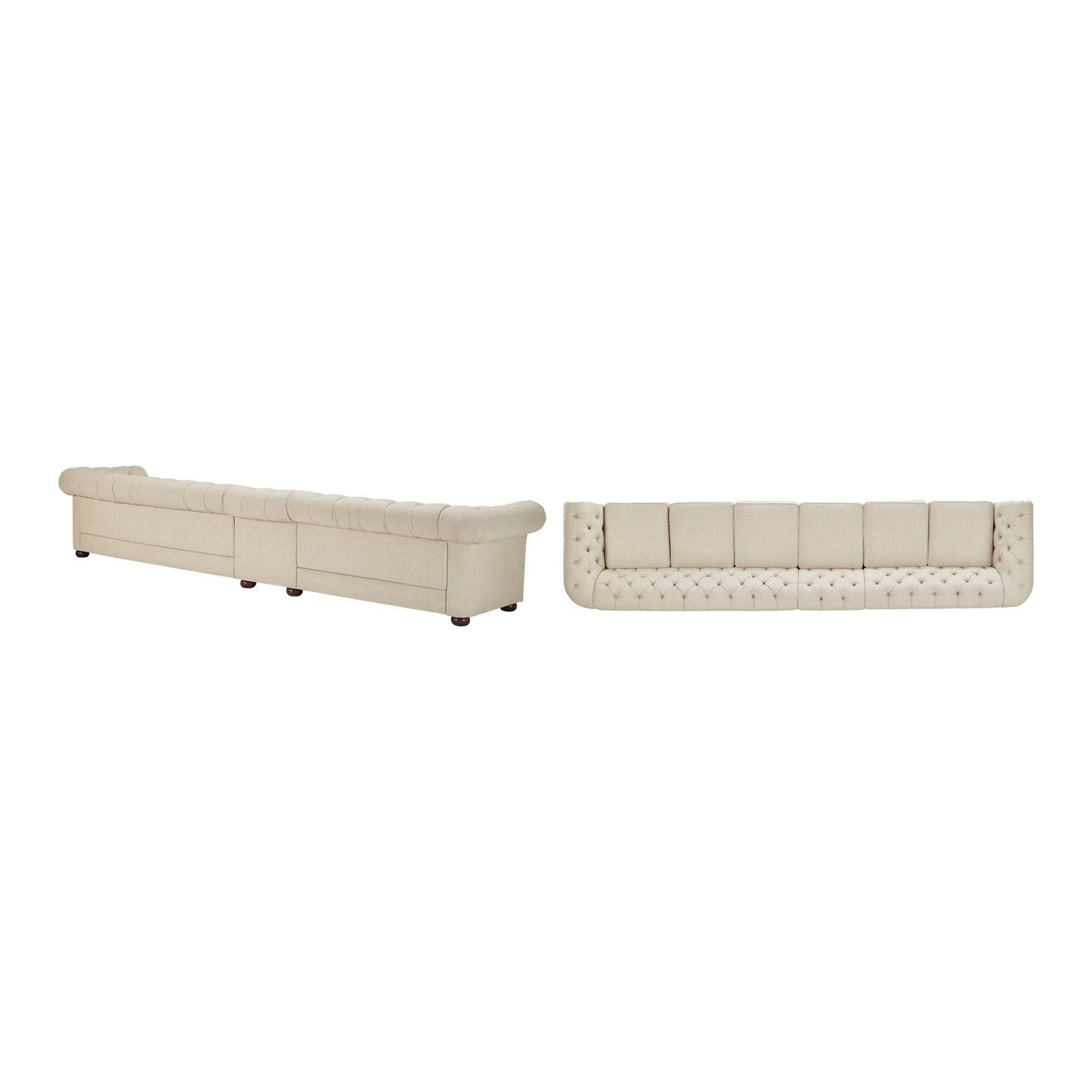 Canapé Chesterfield modulaire 4 places Gdansk