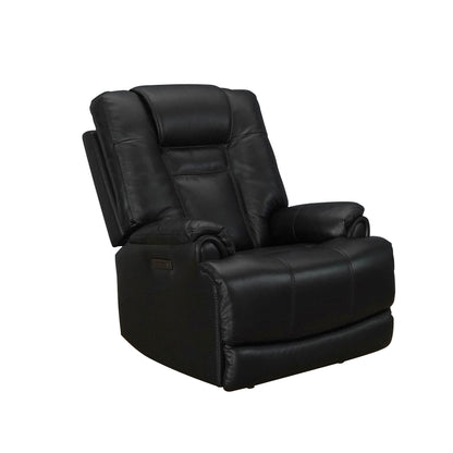Véritable fauteuil inclinable électrique à inclinaison zéro gravité avec appui-tête réglable et repose-pieds extensible en cuir de qualité supérieure