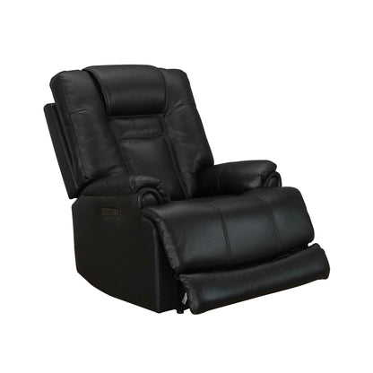 Véritable fauteuil inclinable électrique à inclinaison zéro gravité avec appui-tête réglable et repose-pieds extensible en cuir de qualité supérieure