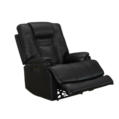 Véritable fauteuil inclinable électrique à inclinaison zéro gravité avec appui-tête réglable et repose-pieds extensible en cuir de qualité supérieure
