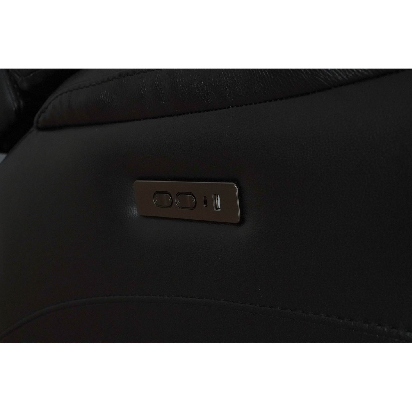 Véritable fauteuil inclinable électrique à inclinaison zéro gravité avec appui-tête réglable et repose-pieds extensible en cuir de qualité supérieure