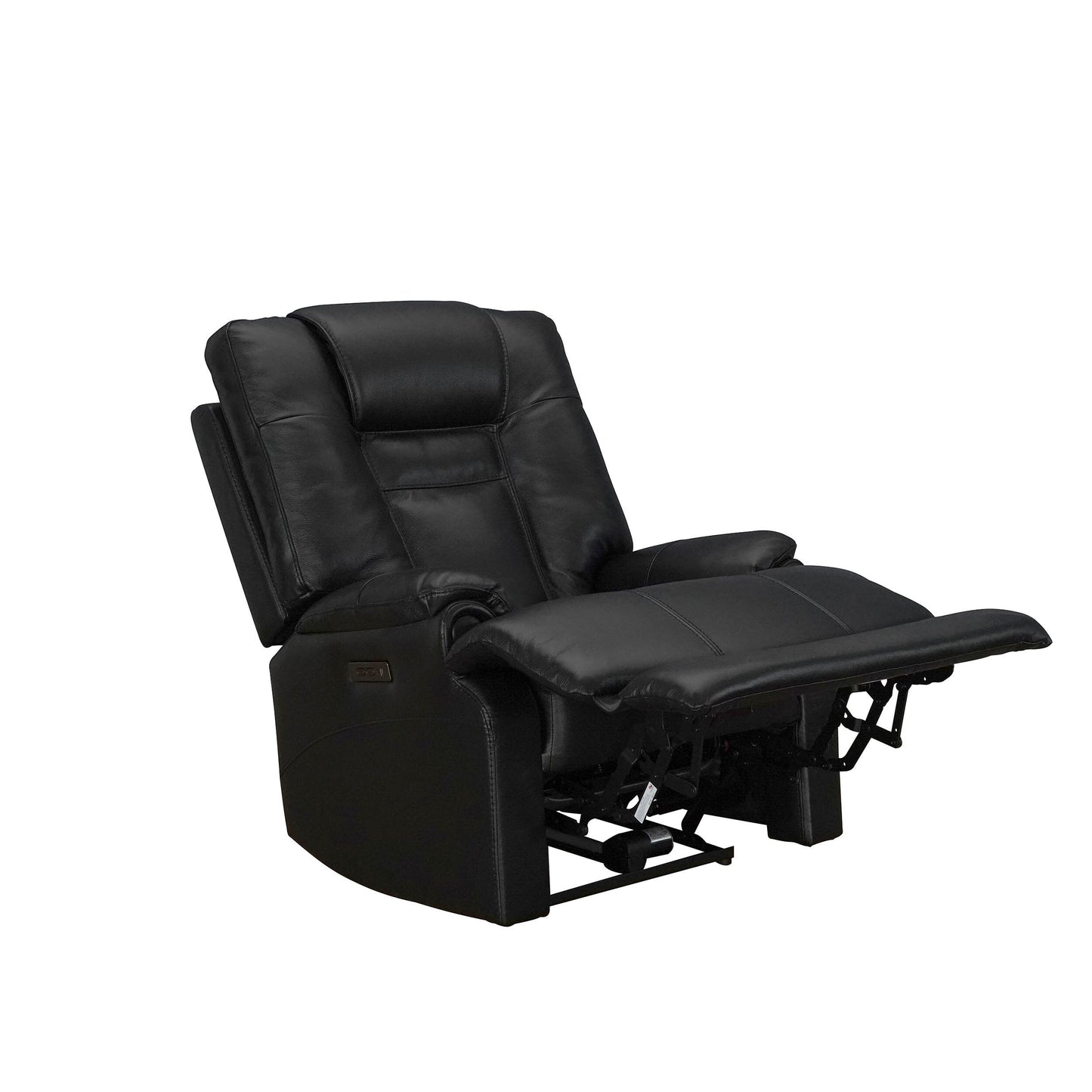 Véritable fauteuil inclinable électrique à inclinaison zéro gravité avec appui-tête réglable et repose-pieds extensible en cuir de qualité supérieure