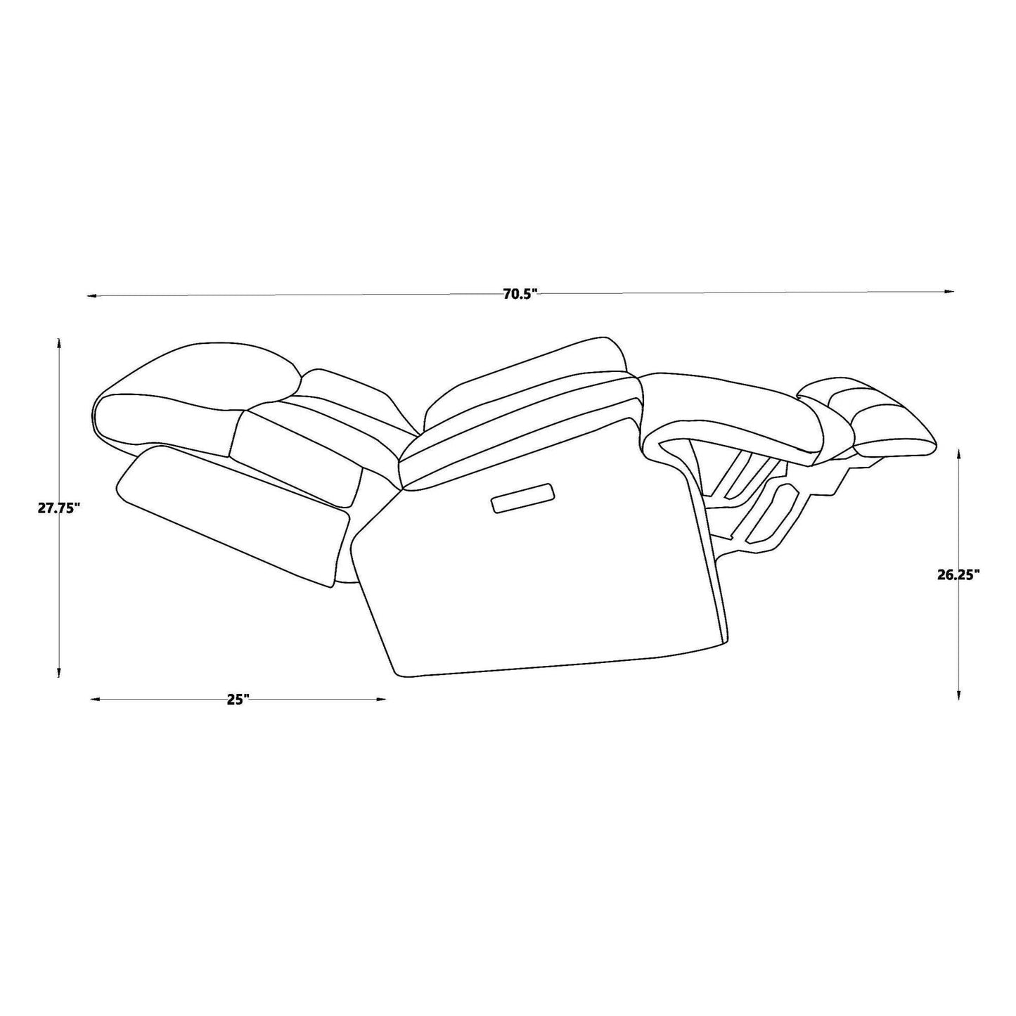 Fauteuil inclinable électrique en cuir pleine fleur, appui-tête réglable, repose-pieds extensible, fauteuil inclinable à gravité zéro