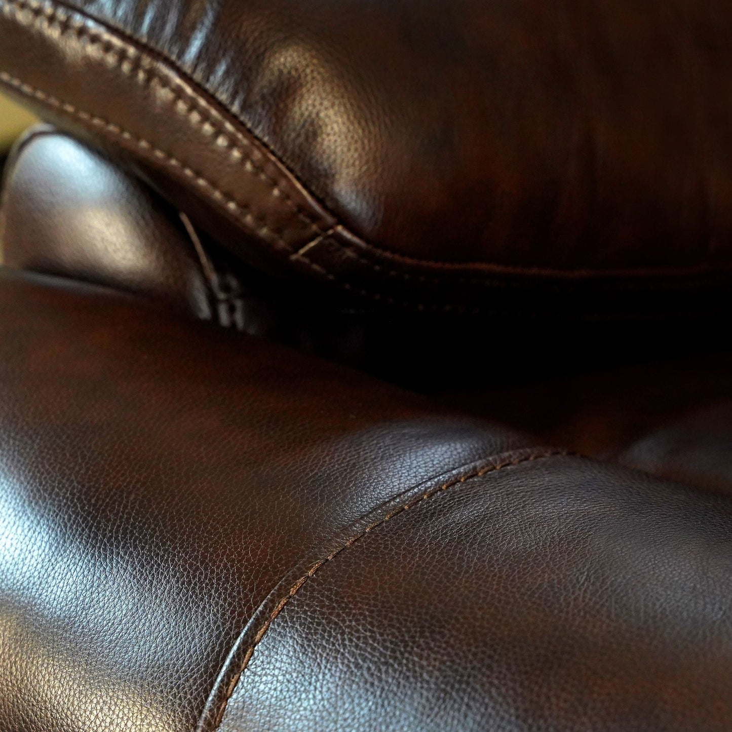 Fauteuil inclinable électrique en cuir pleine fleur, appui-tête réglable, repose-pieds extensible, fauteuil inclinable à gravité zéro