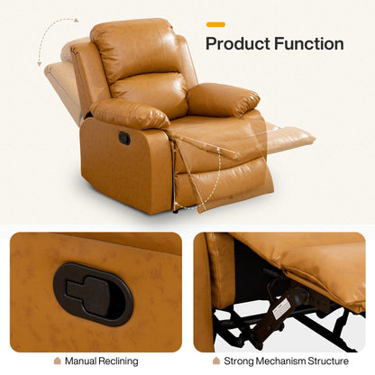 Ensemble de canapés de salon 3 pièces Ginger semi-PU et PVC