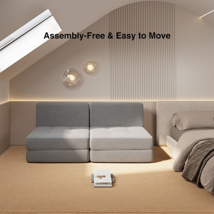 Fauteuil convertible 3 en 1, fauteuil rabattable, chaise longue rabattable et lit-lit